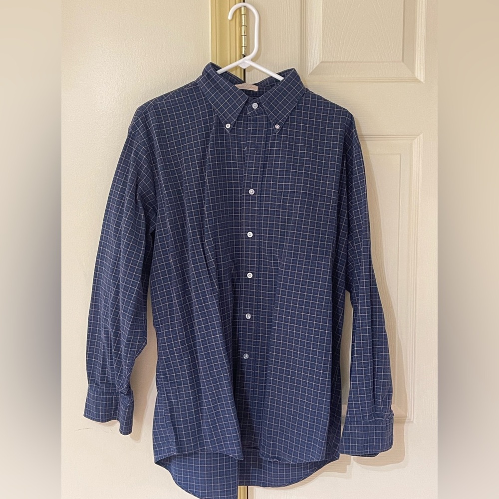 17-34 LL Bean Shirt Blue RN 71341